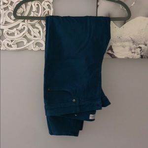 Loft teal capris